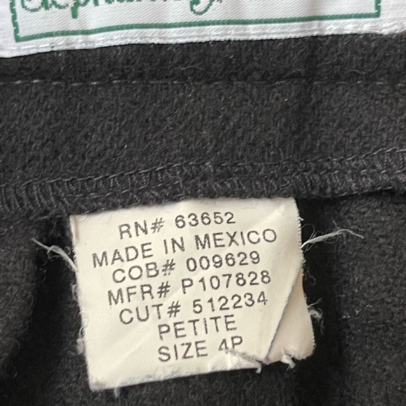 Vintage Stephanie Andrews Black Wool Pleated Mini Skirt – High-Waisted | Classic - Picture 9 of 10